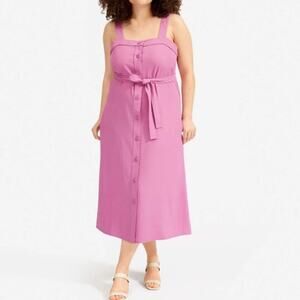 Everlane The Japanese GoWeave Picnic Pink Dress
